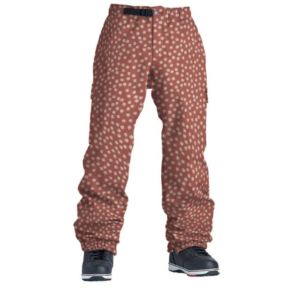 airblaster freedom boss pants - rust daisy XS / snowboard pants